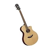 YAMAHA APX600M Chitarra Elettroacustica – Finitura Opaca, Corpo Sottile, Scala 25”, Top in Massello, Pickup System65 con EQ e Accordatore – Natural Satin