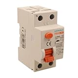 Interruttore Differenziale Puro 2P 2 Poli, 25A 300mA, RCCB Salvavita Tipo AC 6kA 220V, Occupa 2 Moduli DIN