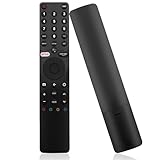 Telecomando Sostitutivo con Voce XMRM-19 per Xiaomi MI P1/Q1 32/43/55/75, Android Smart TV L32M6-6AEU L50M6-6AEU L55M6-6ESG L75M6-ESG – IR 3.0 + Bluetooth, Plug&Play, Controllo Preciso