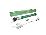 Motore per tapparelle elettriche 100 kg - 50 Nm con RISPARMIO ENERGETICO Kit Mini Centralina Esterna e Telecomando per rendere il Motore Radiocomandato completi di accessori e istruzioni