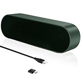 ZETIY Mini Altoparlante per PC, Casse Computer con Alimentazione USB, Altoparlante USB Stereo Sound Mini Casse Soundbar Portatile per Tablet Desktop Laptop e Banco Cassa - Verde