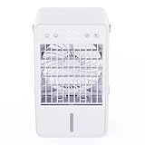 Condizionatore Portatile Silenzioso con 1380ml, Climatizzatore Portatile USB-C con Touch Display, Ideale per Camera, Spazi Piccoli