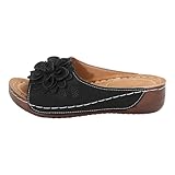 Sandali Estivi Donna Ortopediche Scarpe Estive Eleganti Comodi Antiscivolo Ciabatte Leggeri Morbido Pianta Larga Sandalo Per Fascite Plantare Infradito Basso Spiaggia Doccia Gomma Pantofole Offerta