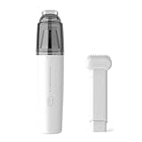 Voltix Aspirabriciole Senza Fili, Mini aspirapolvere auto 4000Pa Ricaricabile Portatile Leggero, USB aspirapolvere portatile senza fili per Capelli, Auto, Casa, Ufficio, Cucina (Bianco)