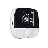 Cronotermostato WiFi + RF433, Wireless Senza Filo, Per Caldaia a Gas e Riscaldamento Pavimento Con Acqua, Unità Ambiente a Batteria + Ricevitore 220V 5A, Programmazione Settimanale, APP TUYA