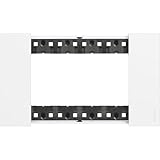 Bticino KA4804KW Living Now - Placca 4 Moduli, Bianco, 147.5 x 86 x 20 mm