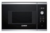 Bosch Serie 6 BFL524MS0 forno a microonde Nero, Acciaio inox Solo microonde Da incasso 20 L 800 W (Bosch Serie ? 6 BFL524MS0 - mikrob?lge)