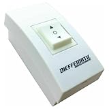 Dieffematic RS02 - Pulsante Interruttore Parete Esterno per Motore Tapparella Elettrica 230V - 86x86mm