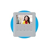 Came Videocitofono vivavoce PLX V di colore bianco con tasti soft-touch display LCD da 5' 4 tasti per chiamate intercomunicanti o comandi ausiliari per gestione accessi e comunicazione a casa
