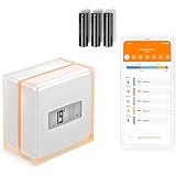 Netatmo Termostato Wifi Intelligente - Controlla il Riscaldamento da Remoto tramite App - Per caldaia individuale, NTH01-AMZ