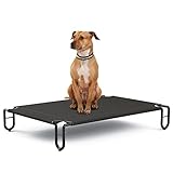 KORIMEFA Brandina per Cani Lettino Rialzato per Cani Grande Cuccia Cane Interno Esterno Brandina Cane Taglia Grande Lettino Rinfrescante per Animali Domestici, 122x85cm (L)