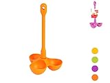 Home 8359500 Cuociuova, Silicone, Multicolore, Antiaderente 3 Posti
