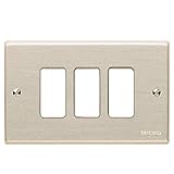 Magic Placca con Viti A 3 Posti Oxidal