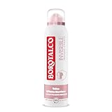 Borotalco, Deodorante Spray Invisibile Rosa, Formula Senza Alcool con Talco Effetto Barriera, Cattura e Non Trasferisce Aloni, 48h di Efficacia, Profumo Cipriato - 1 Flacone da 150 ml