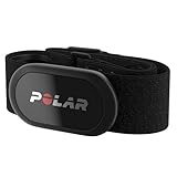 Sensore frequenza cardiaca Polar H10 - Nero - ANT+ e Bluetooth, precisione ECG/EKG, monitoraggio HRV, impermeabile, fascia lavabile in lavatrice, batteria sost., per sport e palestra M-XXL 75-115cm
