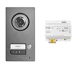 Kit monofamiliare Urmet pulsantiera monofamiliare Mikra2 + alimentatore 2Voice - 1784801