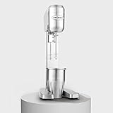 OneConcept DM-B - Ed02, Frullatore per Bevande, Mixer, Bicchiere Shaker in Acciaio Inox, 2 Velocitá, Smoothies, Cocktail, Milkshake, Gelato, 400 W, Capacità 650 ml, Color Argento