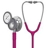 3M Littmann Stetoscopio per il monitoraggio Classic III, tubo auricolare lampone, 69 cm, 5648