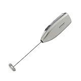 FACKELMANN Cappuccino Boy, frullino elettrico per crema cappuccino, batteria non inclusa (colore: grigio), quantità: 1 pezzo