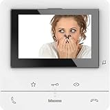 VIDEOCITOFONO 2 FILI/WI-FI VIVAVOCE CON TELELOOP E DISPLAY LCD A COLORI DA 5” 344682
