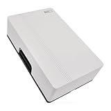 EMOS - Campanello a 2 fili con doppia alimentazione - Porta di casa classica Gong - Campanello bianco - 1 melodia Ding-Dong volume 85dB - cablato per montaggio a parete - rettangolare
