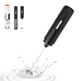GRIFEMA Frullino Montalatte Elettric, Montalatte Ricaricabile13000 Giri/Min, Ergonomico, Frullino per Cappuccino senza Bpa, Schiumatore Latte Elettrico per Latte, Caffè, Matcha, Bevanda