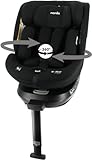 Seggiolino auto girevole a 360° - Isize R129 Taglia I 40-150 cm - Aggiornabile dalla nascita a circa 12 anni - Gruppo 0+/1/2/3 (0-36 kg) - Attacchi isofix - Protezioni laterali