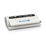 Magic Vac, Axolute, Macchina Sottovuoto Alimenti Multifunzione Professionale, per Sacchetti Sottovuoto e Cottura, con Potente Motore e Kit Sottovuoto Alimenti, Brevettata, Made in Italy, Bianca
