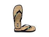 COX Belo Horizonte Ciabatte Donna Uomo Estive, Infradito in Paglia per Spiaggia, Mare, Piscina, Flip Flop Comode e Antisudore (Nero, Sistema Taglie Calzature EU, Adulto, Uomo, Numero, Media, 42)