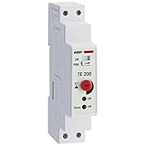 VEMER VJ79720000 TE-200 - Temporizzatore Luci Scale Elettronico da Barra DIN, Bianco