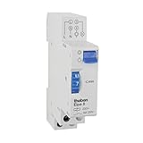 Theben 0080002 ELPA 8 - Temporizzatore luci scale elettromeccanico, per impianti 3 o 4 fili, nessun consumo di corrente di riposo, intervallo d'impostazione 1-7 min