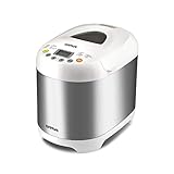 G3 Ferrari G10078 Macchina del pane, 550W, 3 Livelli di doratura, Corpo INOX, 19 Programmi, Gluten Free, Yogurt, Marmellata, Finestra di controllo, Ricettario incluso