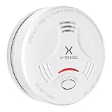 X-Sense Rilevatore di Fumo con Batteria da 10 Anni, Allarme Incendio Conforme Allo Standard EN14604, SD11, Confezione da 1