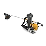 STIGA BC 555 R Decespugliatore a Zaino a Scoppio, 51,7 cc, 45 cm – Asta Flessibile, Testina Tap&Go + Lama 3T Incl. – Manutenzione Spazi Verdi