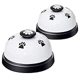 Alinana Set di 2 Campanello per Cani per Allenamento alla Porta - Campanelli da Suonare per Uscire, Dispositivo di Comunicazione per Cani e Gatti