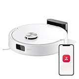 roborock Q10 S5 Robot Aspirapolvere, 10.000Pa, Panno Sollevabile, Pulizia VibraRise 2.0(3000 volte/min), Anti-groviglio, Evitamento degli Ostacoli, Strategie dei Tappeti, Controllo APP, Bianco