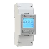 Contatore di energia elettrica monofase - Digitale - Resettabile - Conteggio parziale, totale, consumo Watt - Plikc EXO-2D