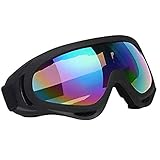 Vicloon Professionale Occhiali da Sci, UV Protection Sunglasses, Antivento Occhiali da Neve, Occhiali da Motocross per Attivit All'Aperto come Sci, per Uomini e Donne