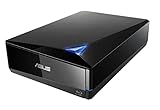 Asus BW-16D1H Masterizzatore Esterno Blue Ray, velocità di scrittura 16X, USB 2.0/3.0, Supporto 3D