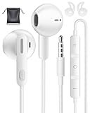 Auricolari con Filo, 3,5mm Auricolari In-Ear Cuffie per Samsung Cuffie con Filo e Microfono, Hi-Fi Stereo Cuffiette Isolamento Acustico Jack 3.5 mm per iPhone, Samsung, Xiaomi, Oppo, Sony, Huawei