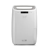 De’Longhi Tasciugo AriaDry Multi - Deumidificatore Casa Portatile, Sistema di Filtrazione a 3 Azioni, Assorbi Umidità 14L/Giorno, Asciugabiancheria, Antimuffa, Bassa Rumorosità, Bianco (DEXD214RF)