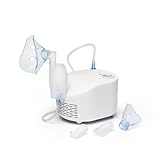 OMRON X101 Aerosol portatile silenzioso per adulti e bambini. Facile da usare e da pulire. Aerosol portatile per il trattamento efficace di malattie respiratorie come asma, raffreddore e allergie