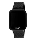 LiuJo Smartwatch Touchscreen, con Meteo, da Donna, NeroSWLJ003