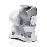 Ariete 448 Gratì Professional - Grattugia Elettrica Con Rullo Professionale, Contenitore Estraibile Con Tappo Salvafreschezza, 130W, Bianco/Silver