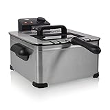 Tristar Friggitrice doppia, 1 Cestello Grande e 2 Piccoli, Volume 5 L, FR-6949