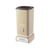 Ariete Cappuccinatore Vintage 2878, Montalatte Elettrico Stile Retrò per Cappuccino e Cioccolata Calda, Montalatte Elettrico Cappuccino in 2 Minuti, Capacità 250ml, Potenza 500 W, Beige