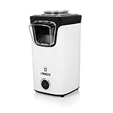 Princess Popcorn Maker – Coperchio Trasparente – non Necessita Olio – 1100 W – Popcorn in Meno di 3 Minuti – con Misurino e Apertura per la Ricarica – Nero e Bianco – 292986