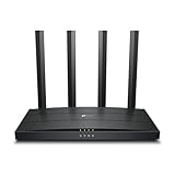 TP-Link Archer AX18 AX1500Mbps Router WiFi 6 Dual-Band, 4 Porta Gigabit, 1201Mbps su 5 GHz e 300Mbps su 2,4 GHz, 4 Antenne Ad Alto Guadagno, Parental Control, Rete Ospiti, QoS, OFDMA, EasyMesh, WPA3