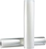 Amazon Basics Rotoli sottovuoto per alimenti, 28 cm x 500 cm, 2 unità