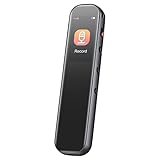 64GB Registratore Vocale Digitale, 3072Kbps Registratore Vocale Portatile, Registratore Audio con Registrazione Rapida con Un Solo Pulsante, Registrazione ad Attivazione Vocale, per Riunioni Discorso